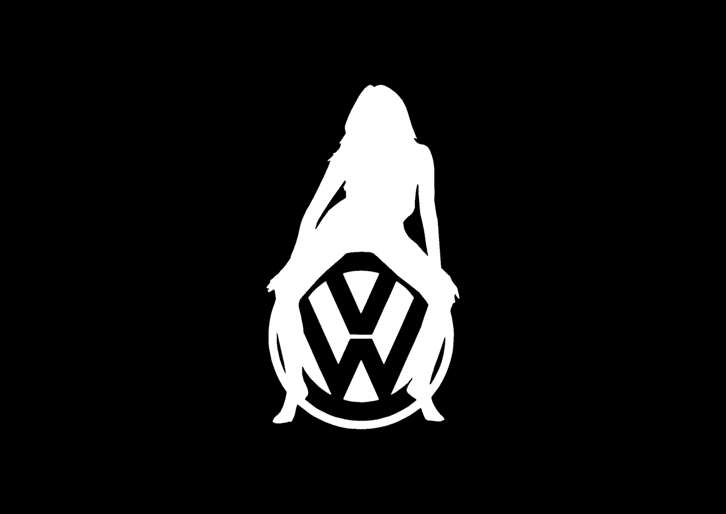 Sticker - VOLKSWAGEN GIRL 1