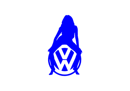 Sticker - VOLKSWAGEN GIRL 1