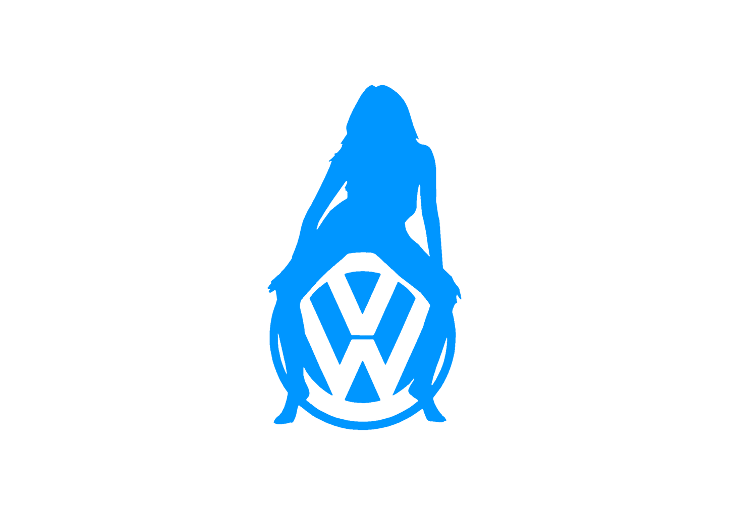 Sticker - VOLKSWAGEN GIRL 1