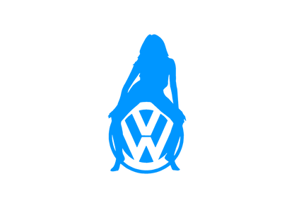Sticker - VOLKSWAGEN GIRL 1