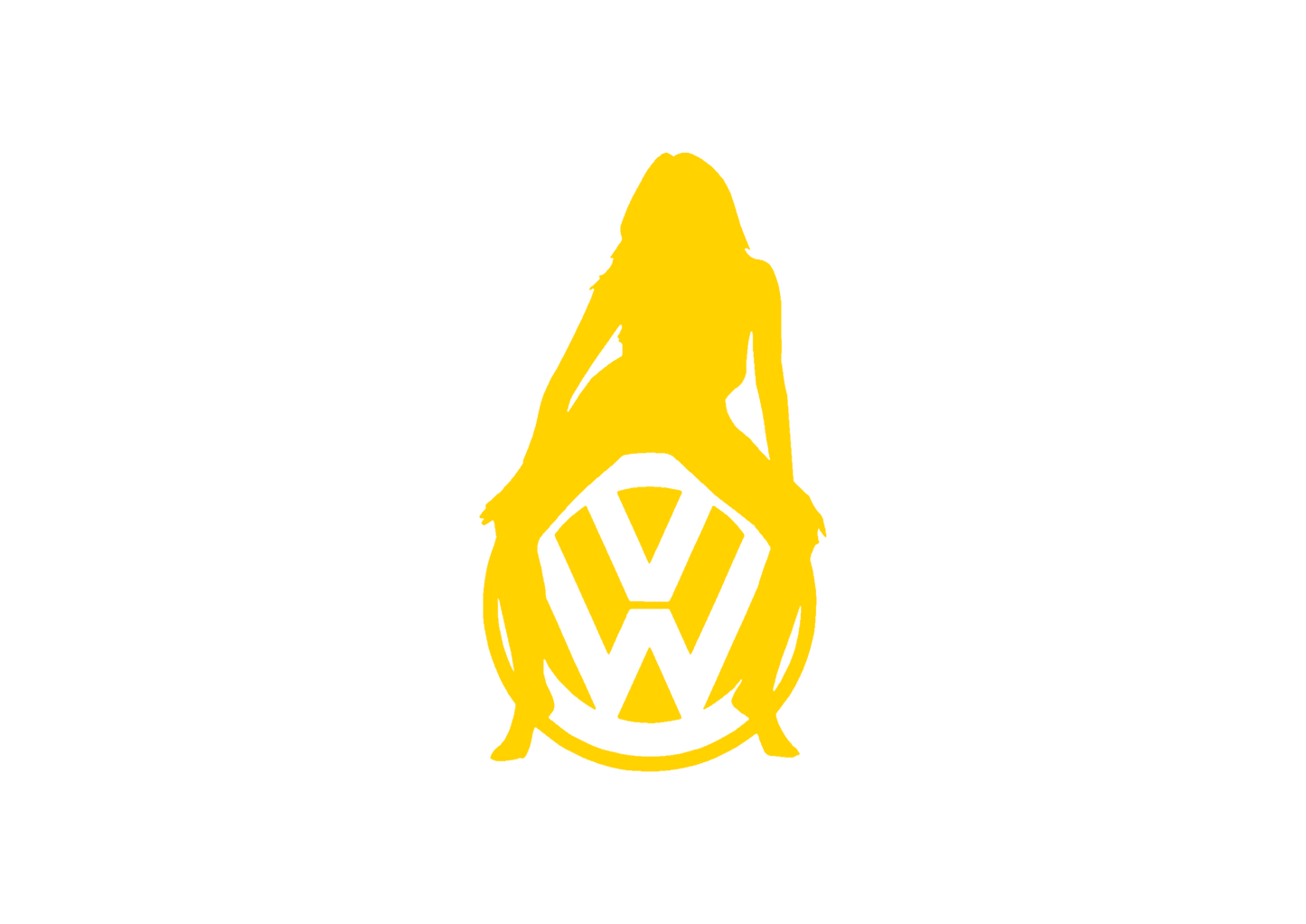 Sticker - VOLKSWAGEN GIRL 1