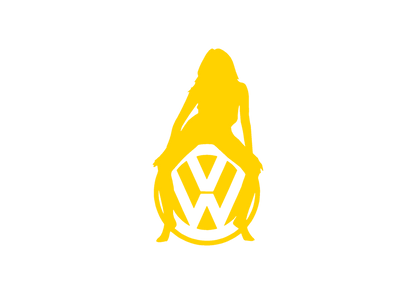 Sticker - VOLKSWAGEN GIRL 1