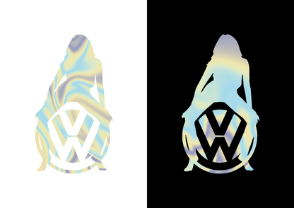Sticker - VOLKSWAGEN GIRL 1