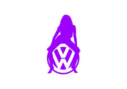 Sticker - VOLKSWAGEN GIRL 1