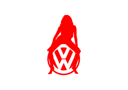 Sticker - VOLKSWAGEN GIRL 1