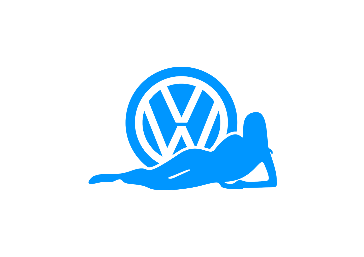 Sticker - VOLKSWAGEN GIRL 2