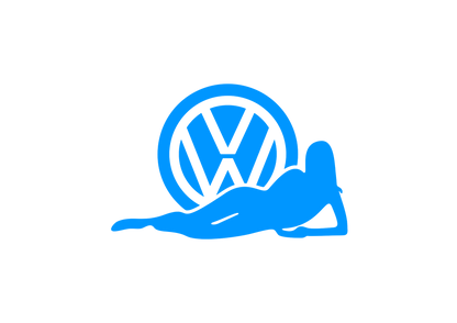 Sticker - VOLKSWAGEN GIRL 2