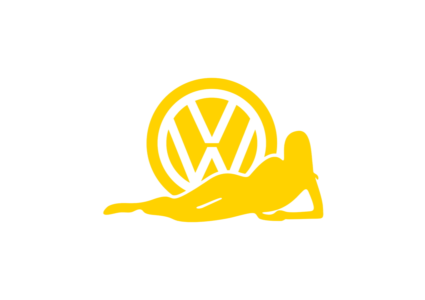 Sticker - VOLKSWAGEN GIRL 2