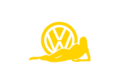 Sticker - VOLKSWAGEN GIRL 2