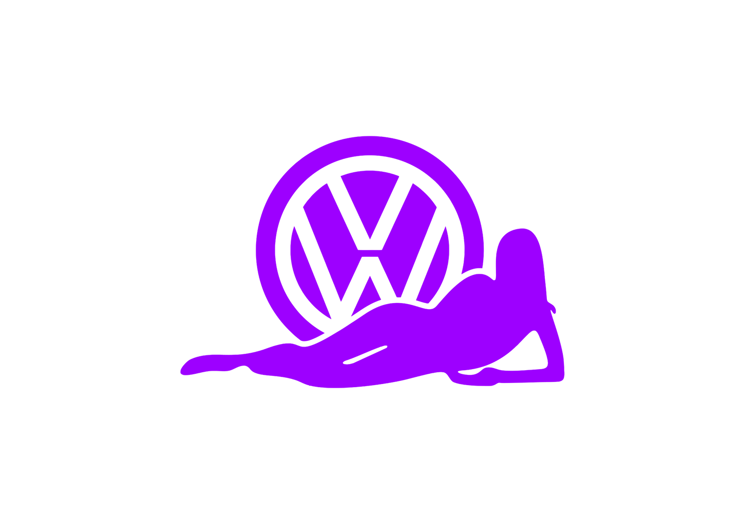 Sticker - VOLKSWAGEN GIRL 2