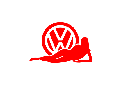 Sticker - VOLKSWAGEN GIRL 2