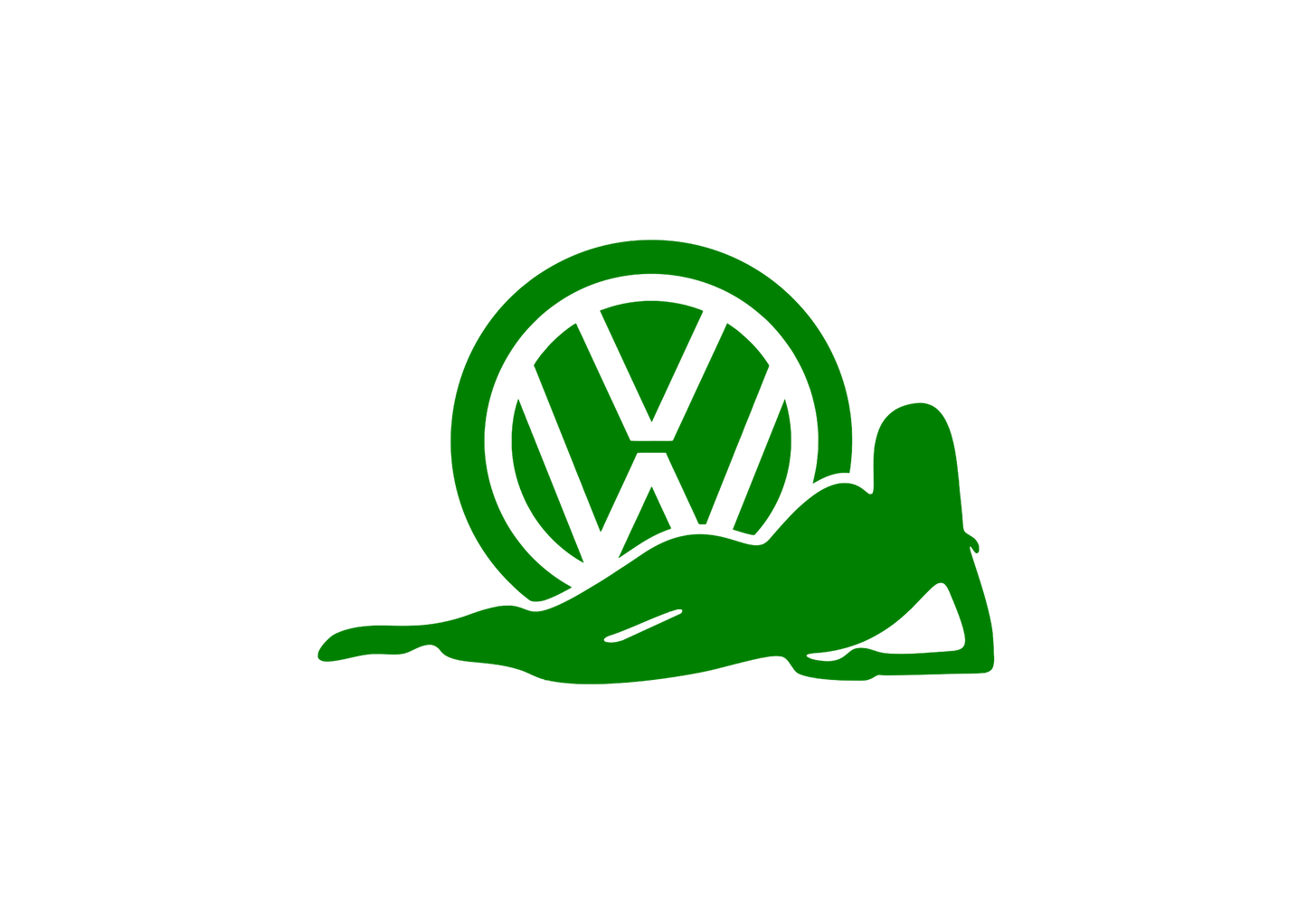 Sticker - VOLKSWAGEN GIRL 2