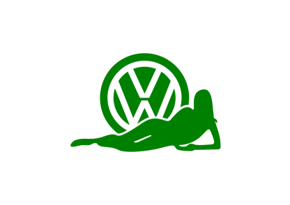 Sticker - VOLKSWAGEN GIRL 2