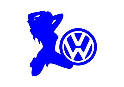 Sticker - VOLKSWAGEN GIRL 4