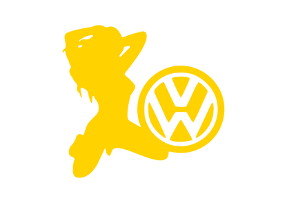 Sticker - VOLKSWAGEN GIRL 4