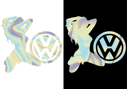 Sticker - VOLKSWAGEN GIRL 4