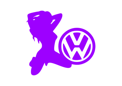 Sticker - VOLKSWAGEN GIRL 4