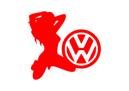 Sticker - VOLKSWAGEN GIRL 4
