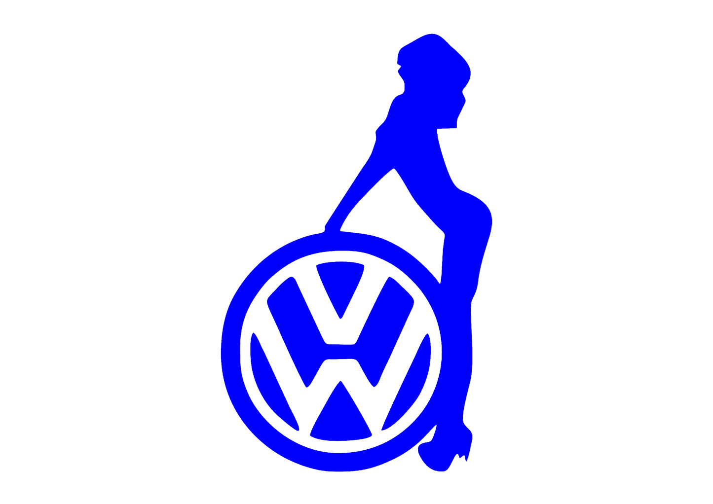 Sticker - VOLKSWAGEN GIRL 5