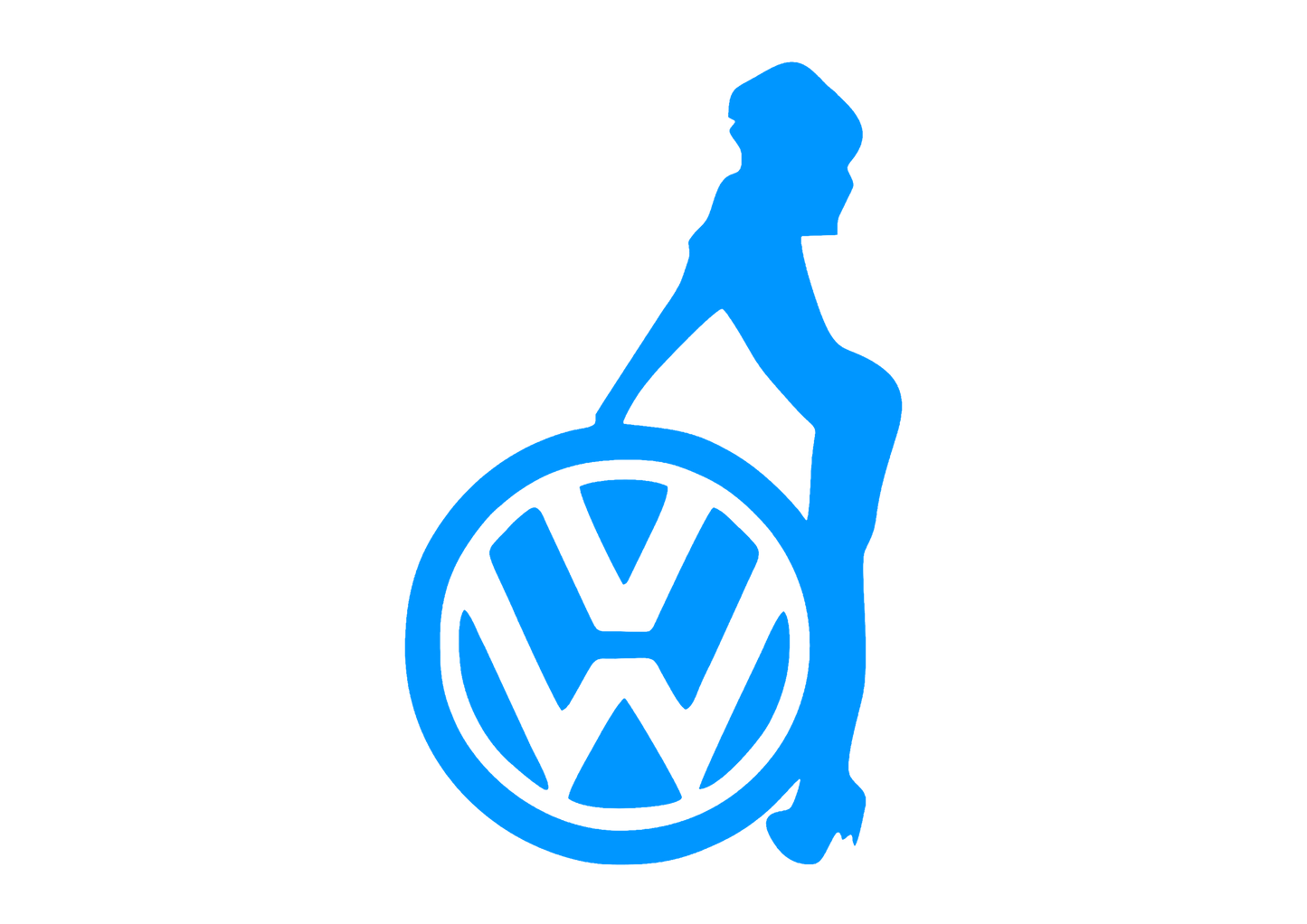 Sticker - VOLKSWAGEN GIRL 5