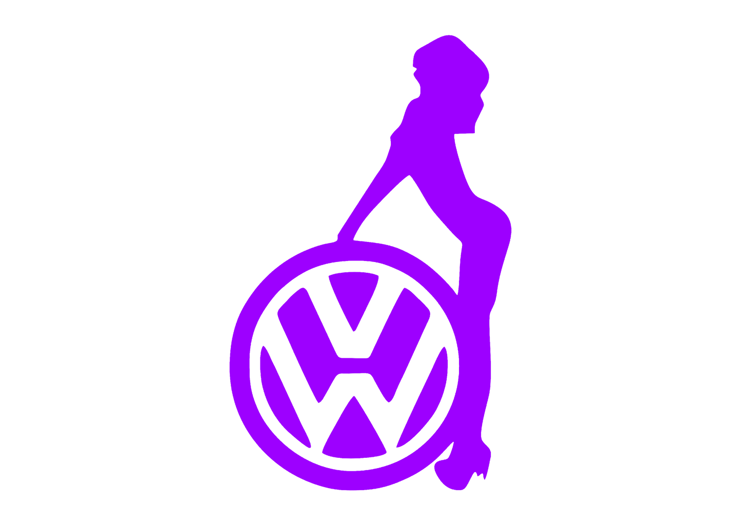 Sticker - VOLKSWAGEN GIRL 5