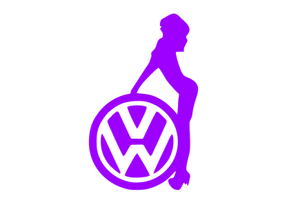 Sticker - VOLKSWAGEN GIRL 5