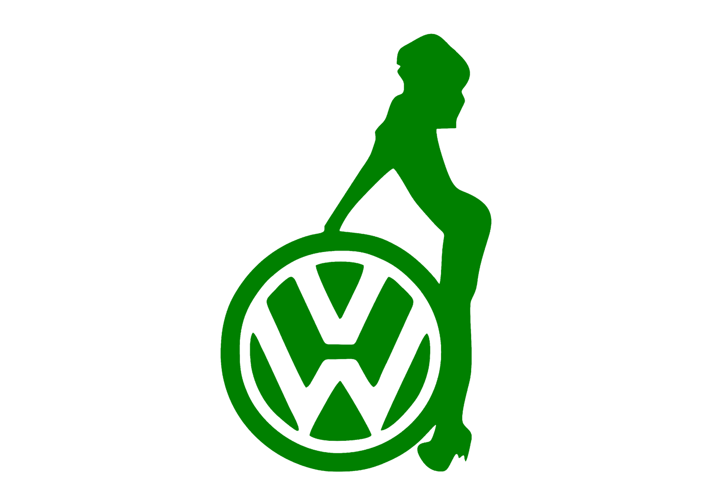 Sticker - VOLKSWAGEN GIRL 5