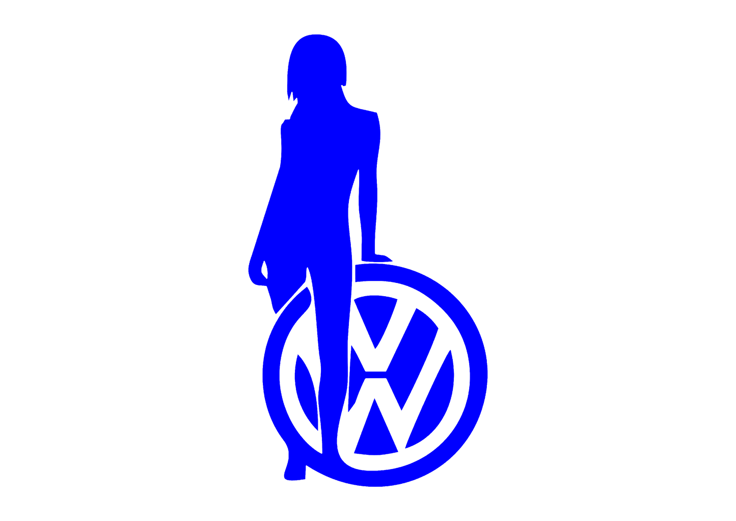 Sticker - VOLKSWAGEN GIRL 7