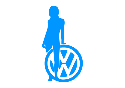 Sticker - VOLKSWAGEN GIRL 7