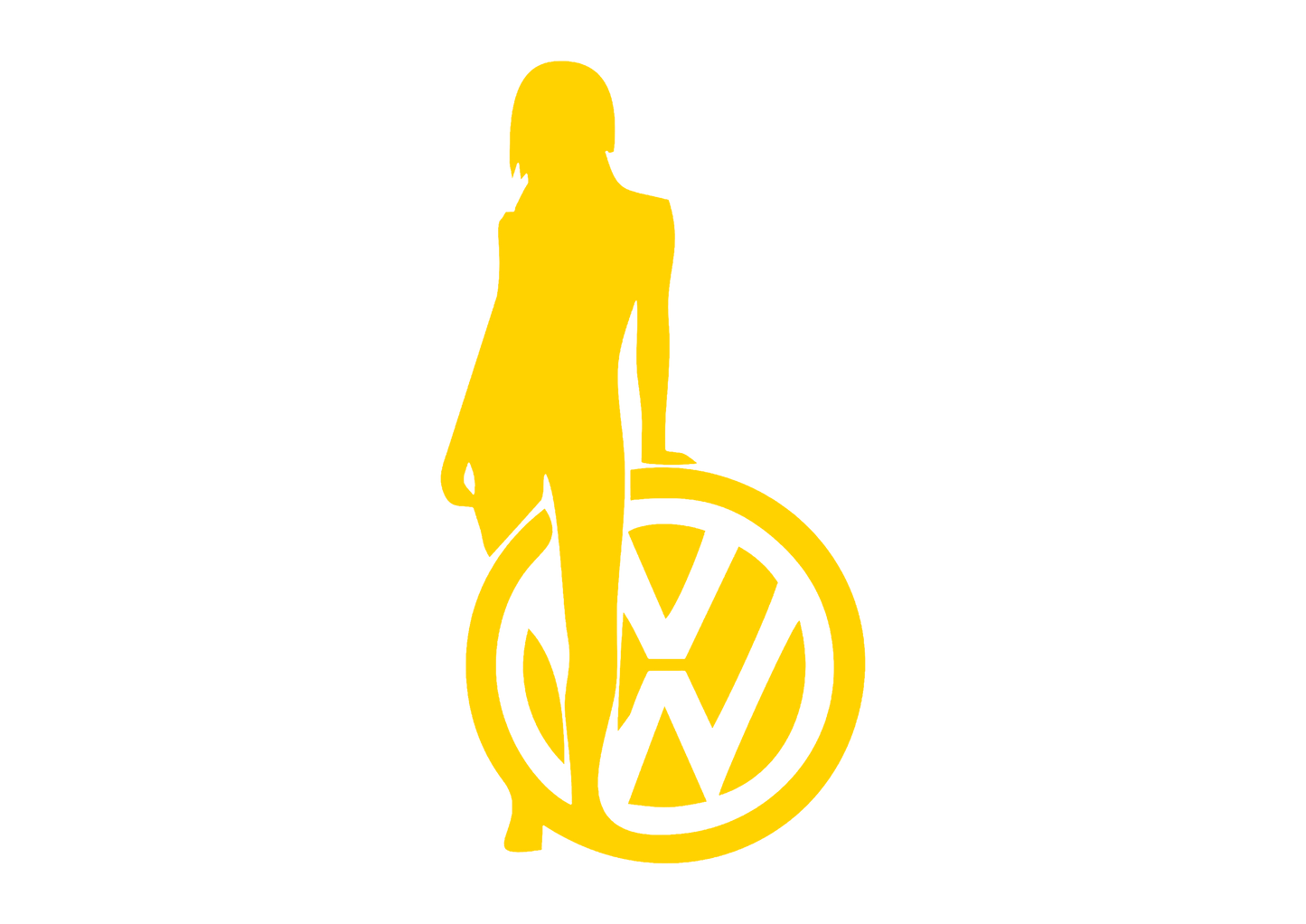 Sticker - VOLKSWAGEN GIRL 7