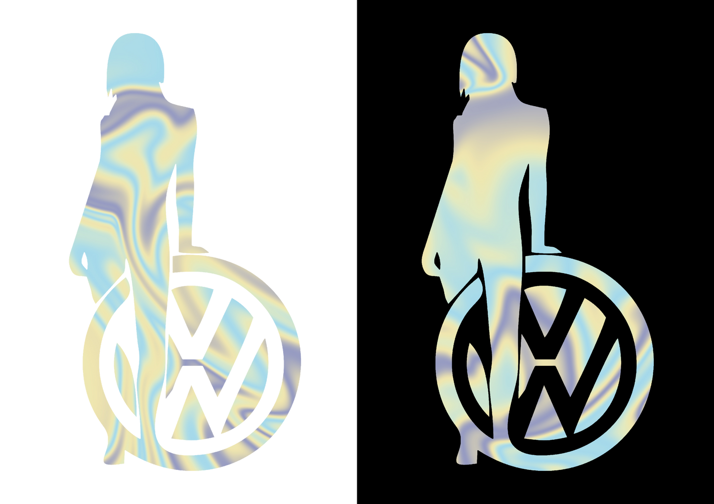 Sticker - VOLKSWAGEN GIRL 7