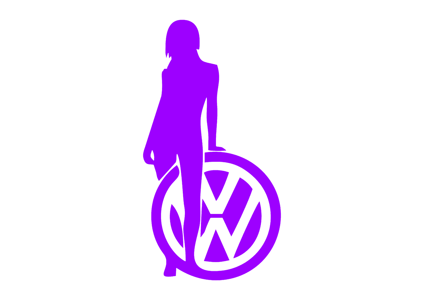 Sticker - VOLKSWAGEN GIRL 7