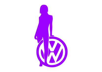 Sticker - VOLKSWAGEN GIRL 7