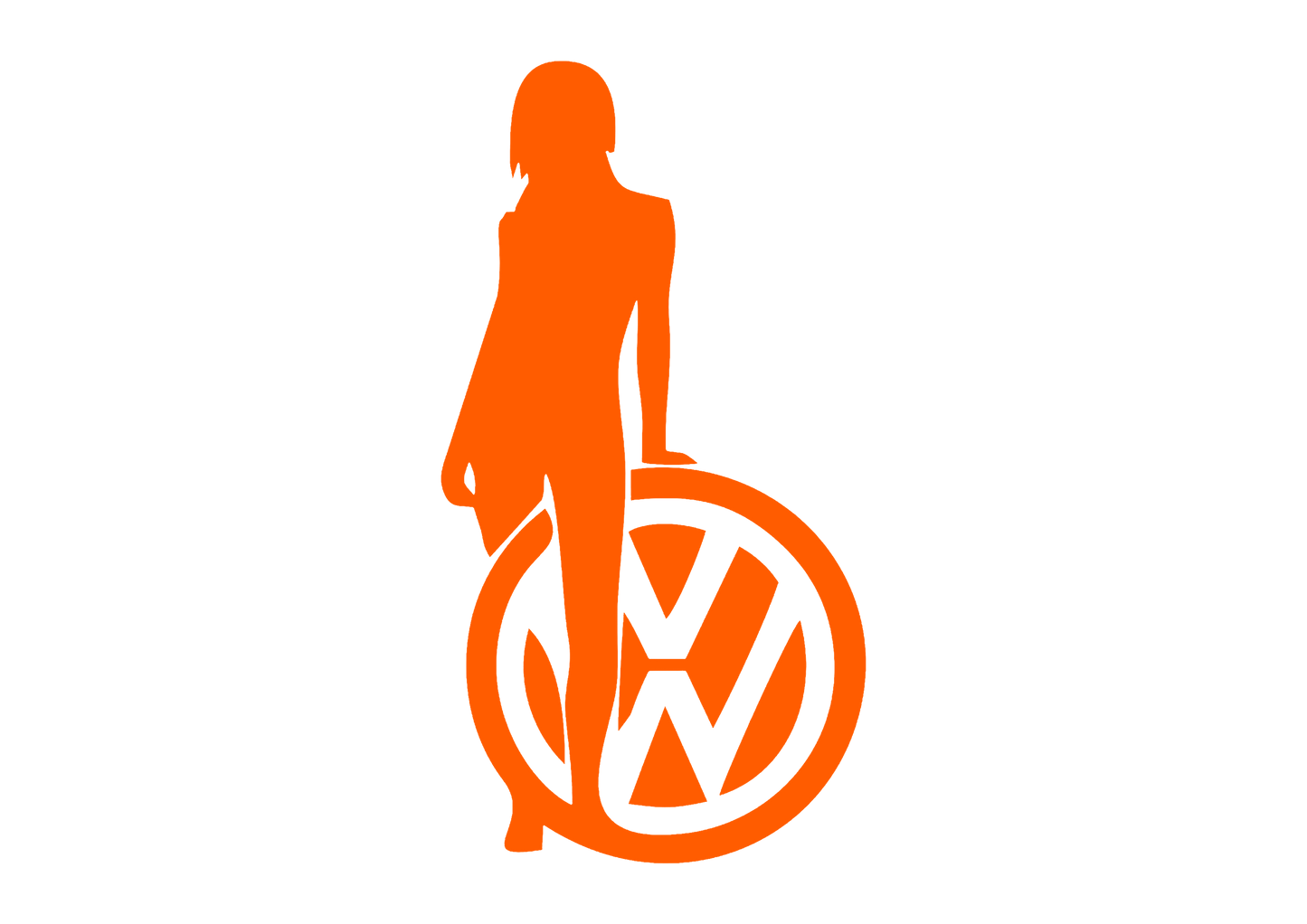 Sticker - VOLKSWAGEN GIRL 7