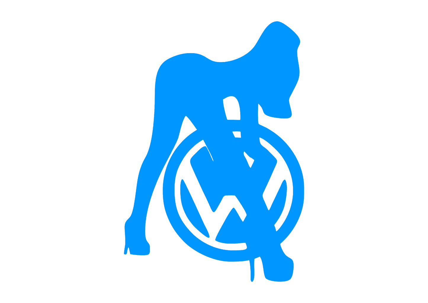 Sticker - VOLKSWAGEN GIRL 8