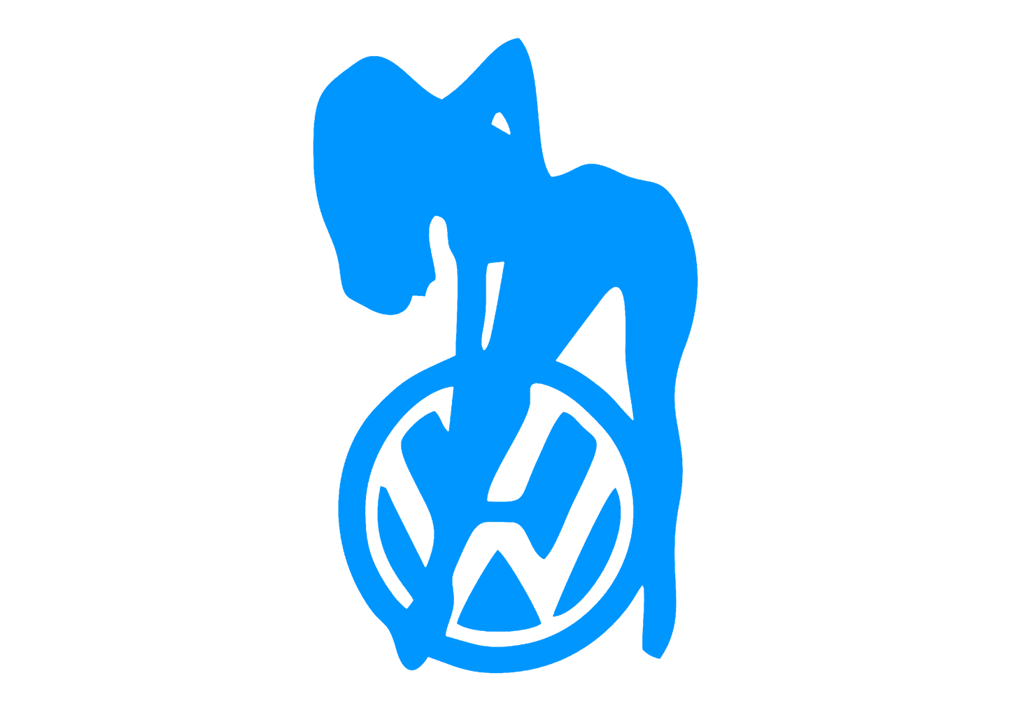 Sticker - VOLKSWAGEN GIRL 9