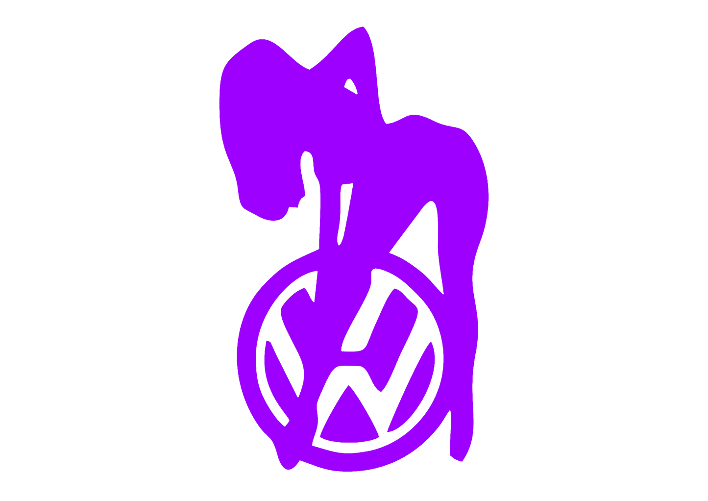 Sticker - VOLKSWAGEN GIRL 9