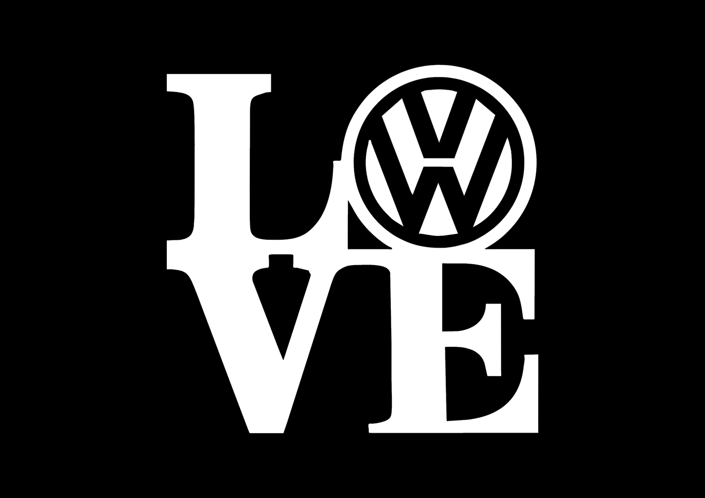 Sticker - VOLKSWAGEN LOVE