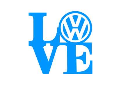 Sticker - VOLKSWAGEN LOVE
