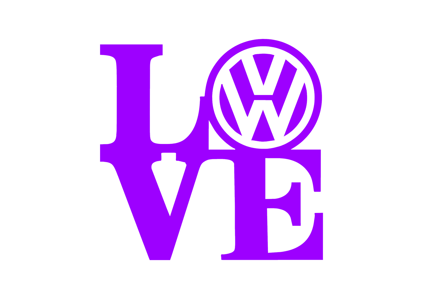 Sticker - VOLKSWAGEN LOVE