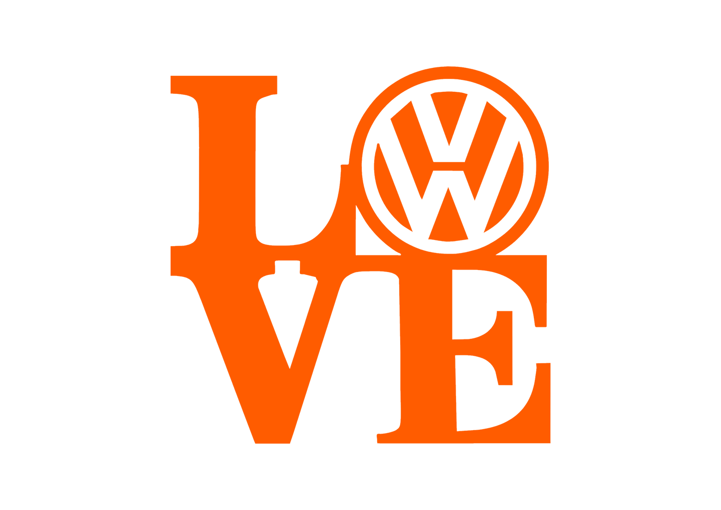Sticker - VOLKSWAGEN LOVE