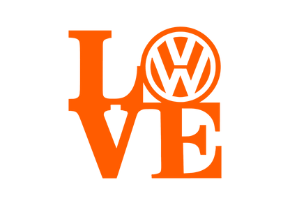 Sticker - VOLKSWAGEN LOVE