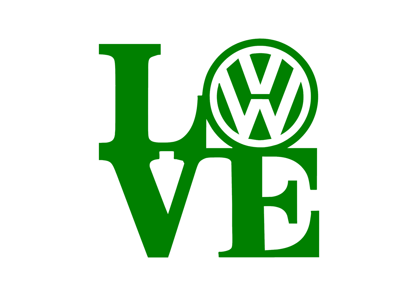 Sticker - VOLKSWAGEN LOVE