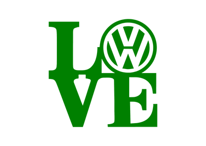 Sticker - VOLKSWAGEN LOVE