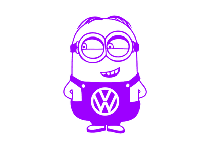 Sticker - VOLKSWAGEN MINION 2