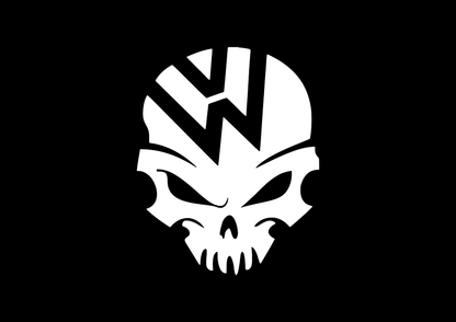 Sticker - VOLKSWAGEN SKULL 2