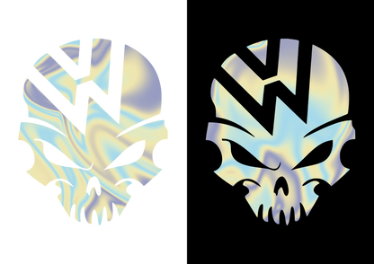 Sticker - VOLKSWAGEN SKULL 2