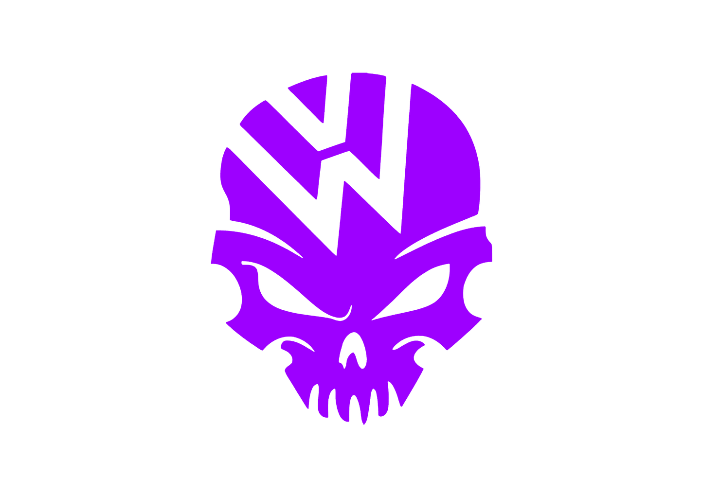 Sticker - VOLKSWAGEN SKULL 2