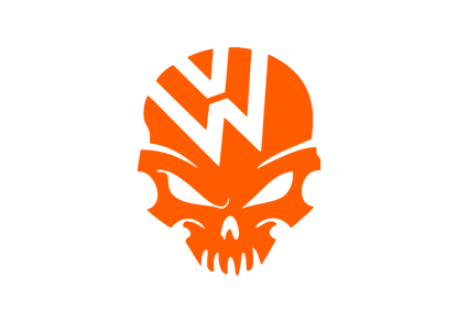 Sticker - VOLKSWAGEN SKULL 2
