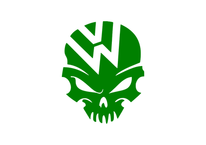 Sticker - VOLKSWAGEN SKULL 2